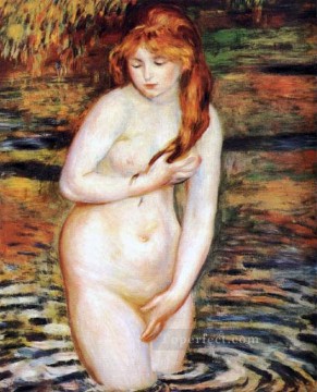 el bañista Pierre Auguste Renoir Pinturas al óleo